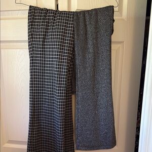 Black and White Patterned Pants